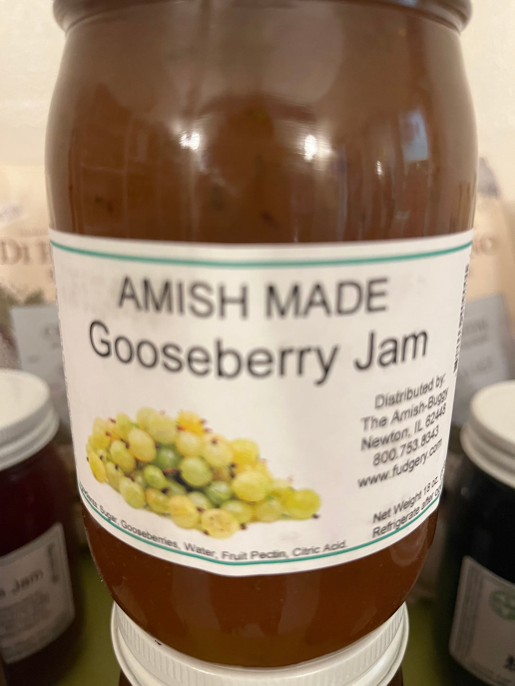 Amish Made Gooseberry Jam